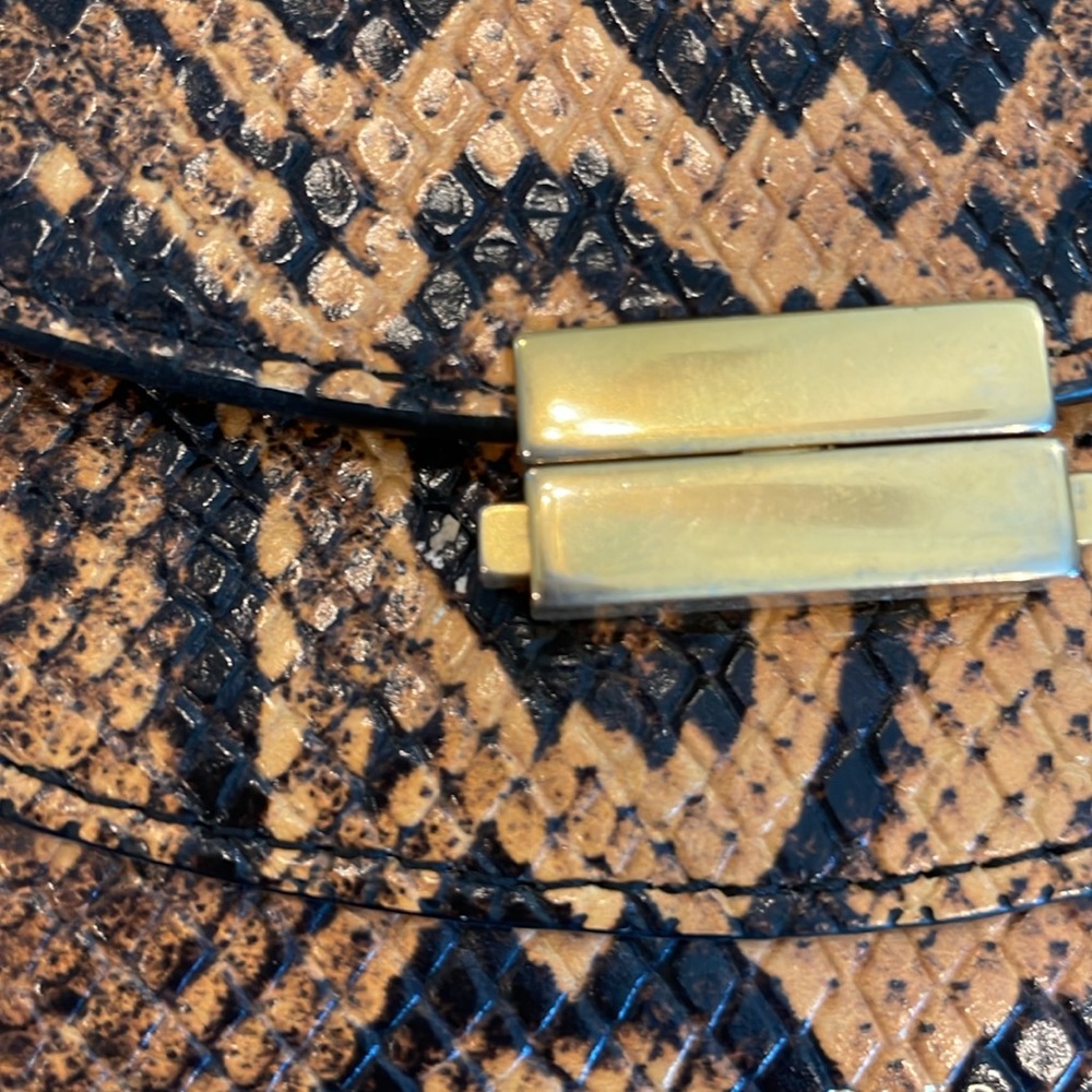 Euc Wandler Luna Python Embossed Bag - image 8